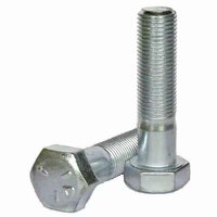 5F58412 5/8"-18 X 4-1/2" Hex Cap Screw, Grade 5 (SAE J429), Fine, Zinc. USA /Canada